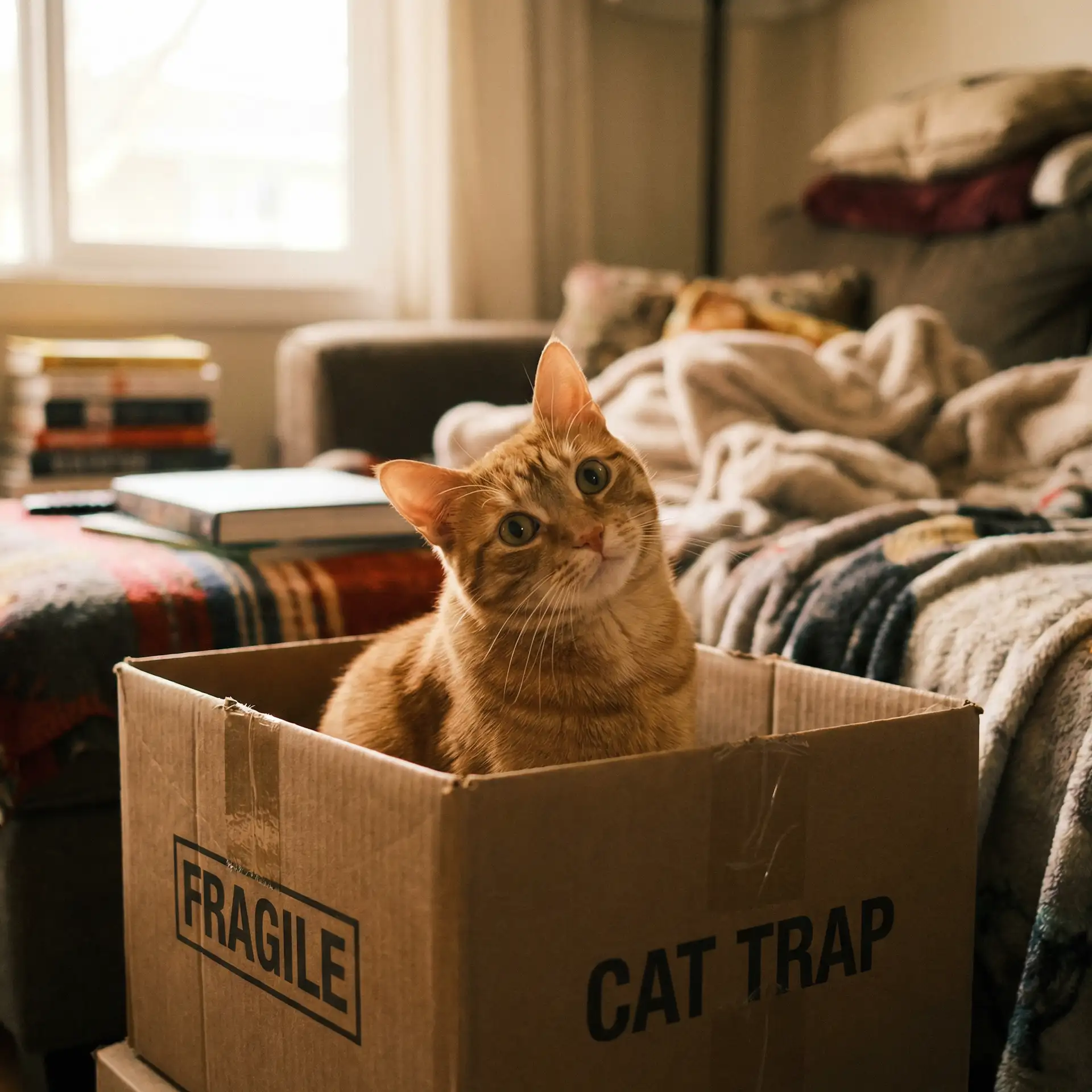橘猫躲在纸箱里 - 重生2020电视剧在线观看